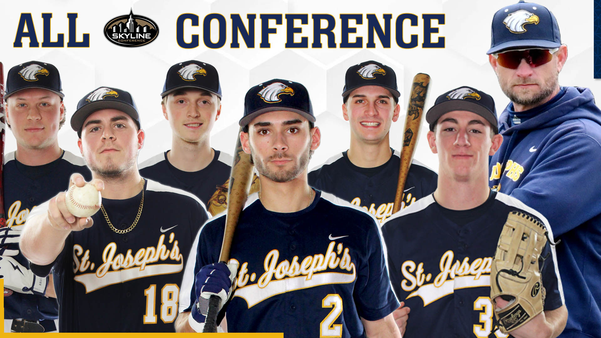 Six Golden Eagles Earn All-Conference Honors; Caputo Named Coach of the Year