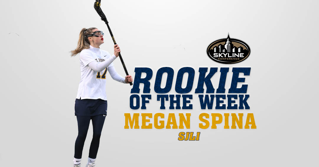 Spina Garners Rookie of the Week Honors; Four Golden Eagles Secure Honor Roll