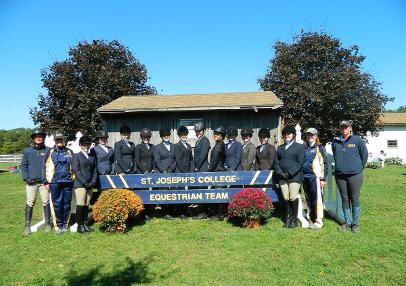 Equestrian Places Third at Adelphi Show