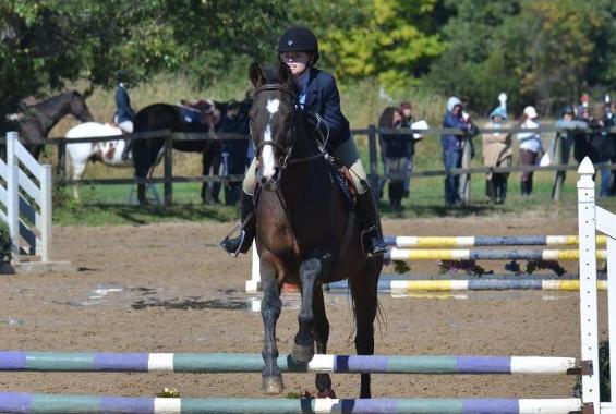 Equestrian Finishes Fourth on Sunday