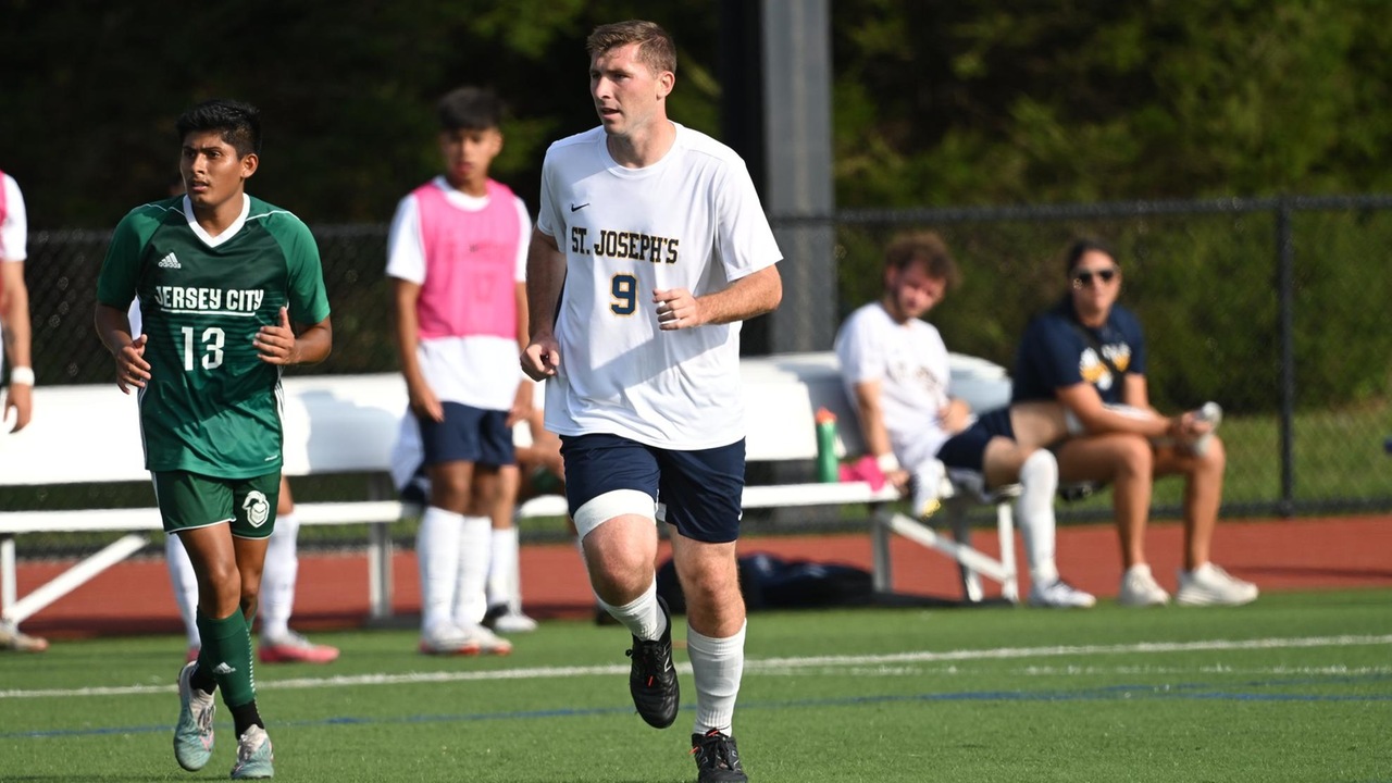Men's Soccer Topples Maritime for First Conference Victory