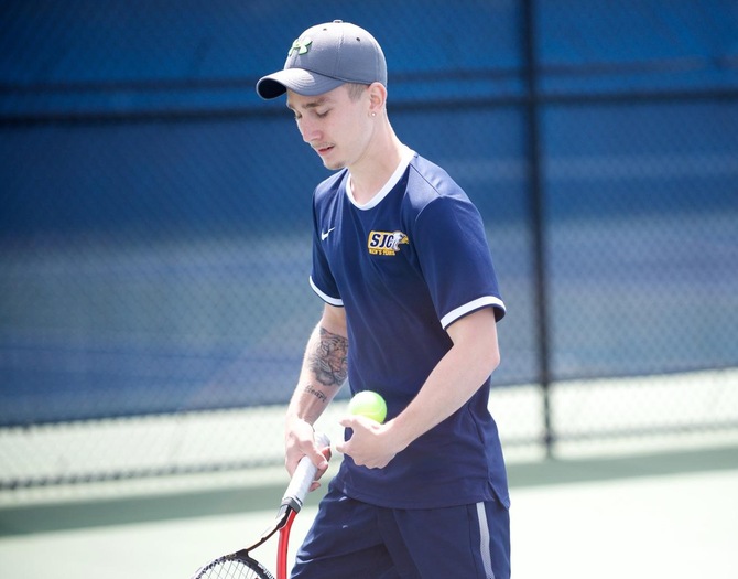 Men’s Tennis Downed at Mt. St. Mary