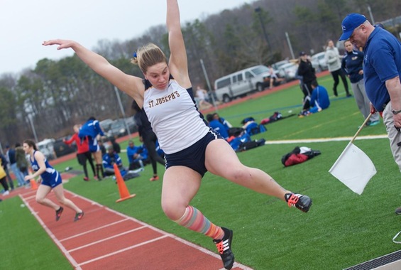 Pierno Earns Second Place in the Heptathlon at the ECAC Track & Field Championships