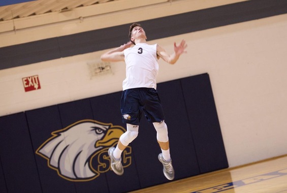 Men's Volleyball Splits Non-Conference Matches at Arcadia