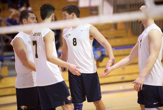 Men's Volleyball Sweeps Purchase and NJCU in Conference Opener on Saturday Afternoon