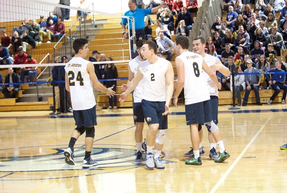 Men’s Volleyball Sweeps Sage for 8th-Straight Victory