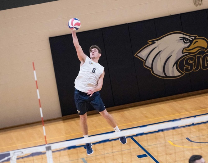 Men's Volleyball Held by #3 Stevens