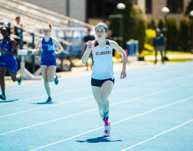 Outdoor Track and Field Races at Mt. St. Mary Invitational