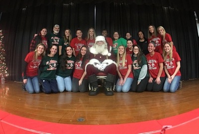 Women's Lacrosse Participates in "Christmas Magic" Event for Sixth-Straight Year