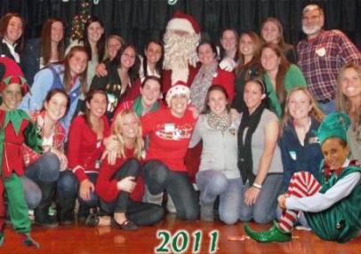 Women’s Lacrosse Team Spreads Christmas Magic for Long Island Youths