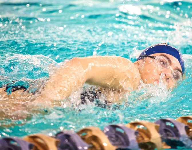 Women’s Swimming Takes Losses to Sarah Lawrence, Maritime on Friday