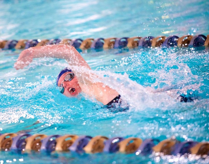 Women’s Swimming Wraps Season with Win over SJC-Brooklyn