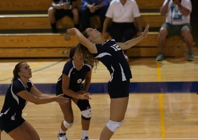 Split Decision For Volleyball at Skyline Tri-Match