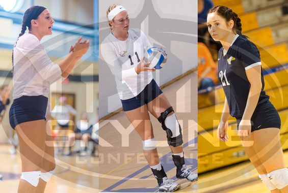 Three Golden Eagles Named to the All-Conference Team