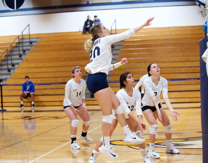 Women’s Volleyball Handed Losses by Misericordia, Western Connecticut