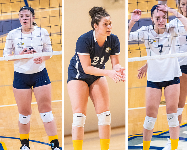 Women’s Volleyball Trio Land on Skyline All-Conference Teams