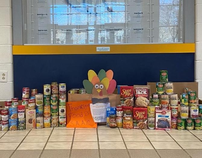 Golden Eagles Give Back with Annual Food Drive