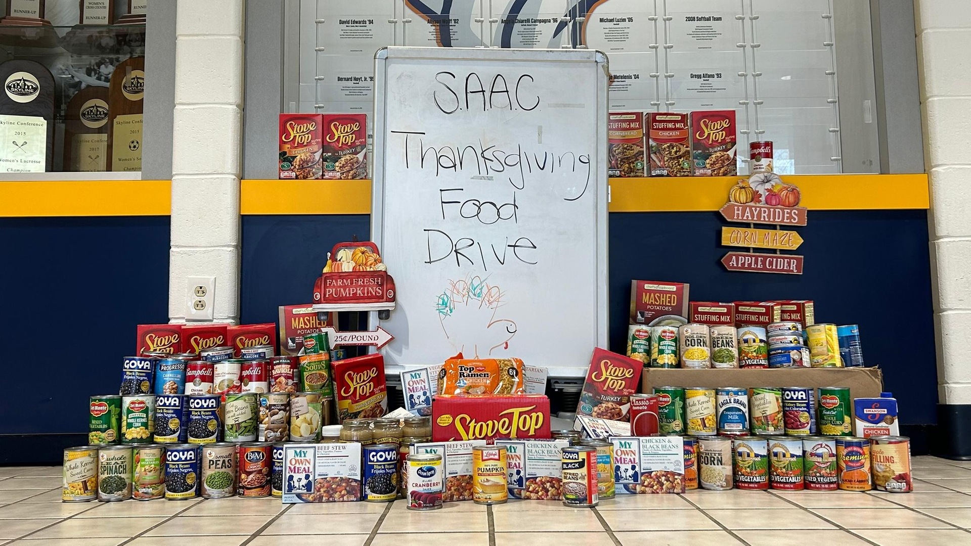 SAAC Gives Back With Annual Food Drive