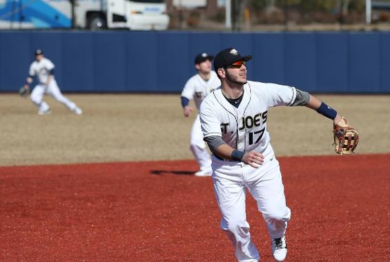 Baseball Sends Maritime Sailing With Two Skyline Wins
