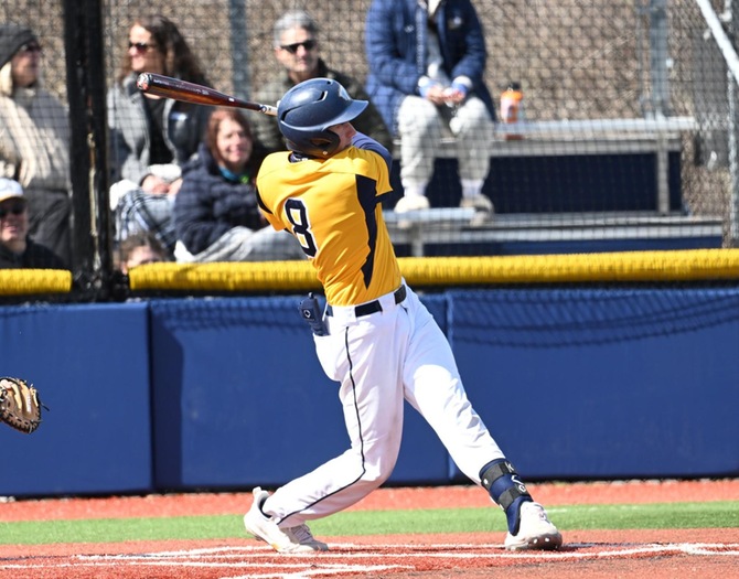 Baseball Topples Mt. St. Vincent, Advances to Day Two of Skyline Championship