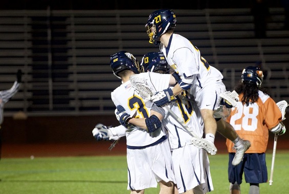 Men’s Lax Ends 3-Game Skid with 14-11 Win Over Farmingdale