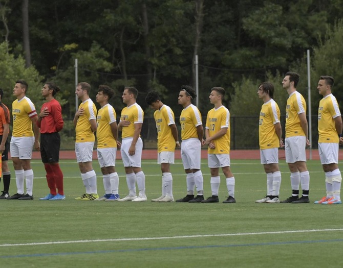 Catholic Defeats Men’s Soccer in SJC Invitational