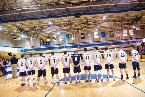 Men's Volleyball Clinches 4-Seed In Skyline Championship with 3-0 Wins Over Bears and Gryphons