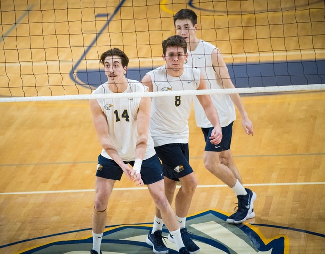 Men's Volleyball Takes Down Lehman