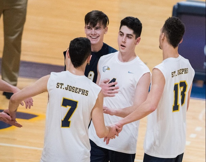 Men’s Volleyball Upsets #6 NYU in 2019 Opener