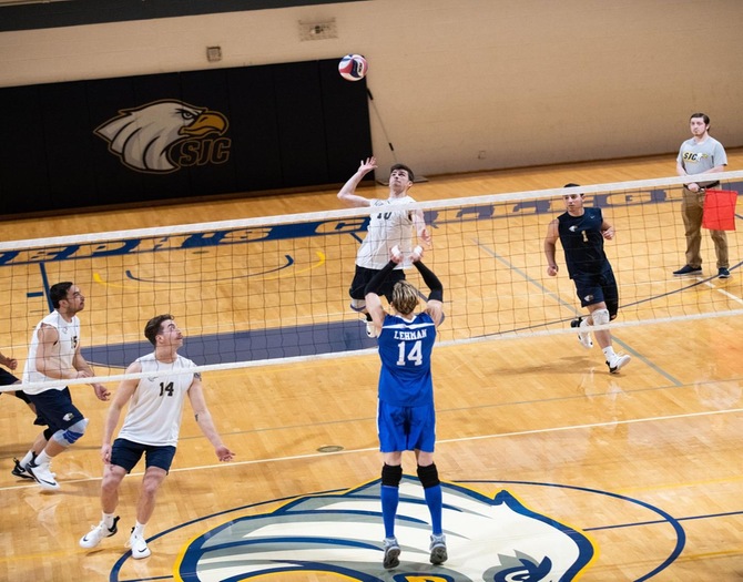 Men's Volleyball Picks up Sweep over Misericordia