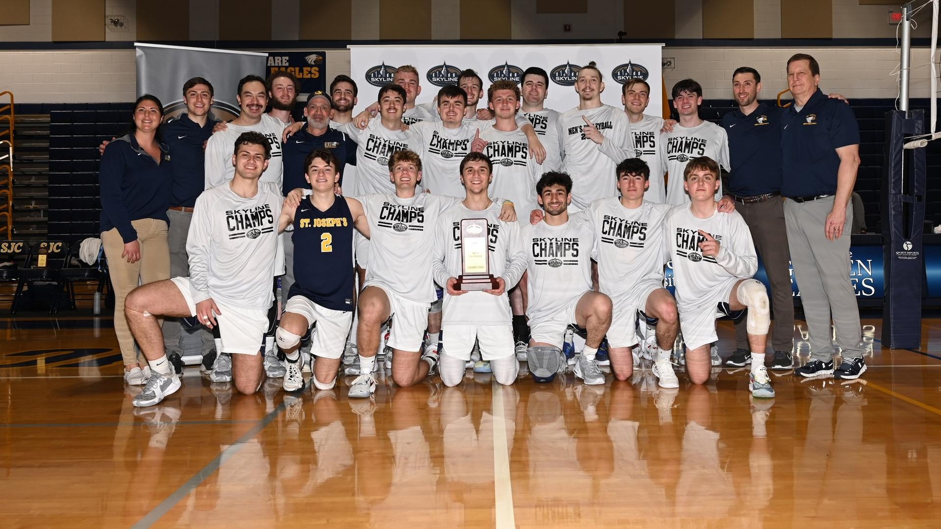 Men's Volleyball Claims Second Straight Skyline Tournament Title in Five-Set Thriller