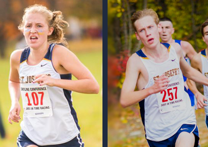 MacDonell, Haun Lead SJC Women’s and Men’s Cross Country to 6th-Place Finishes at ECAC Championships