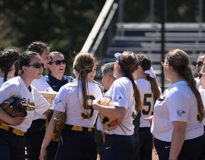 Softball Drops Two at Mt. St. Mary