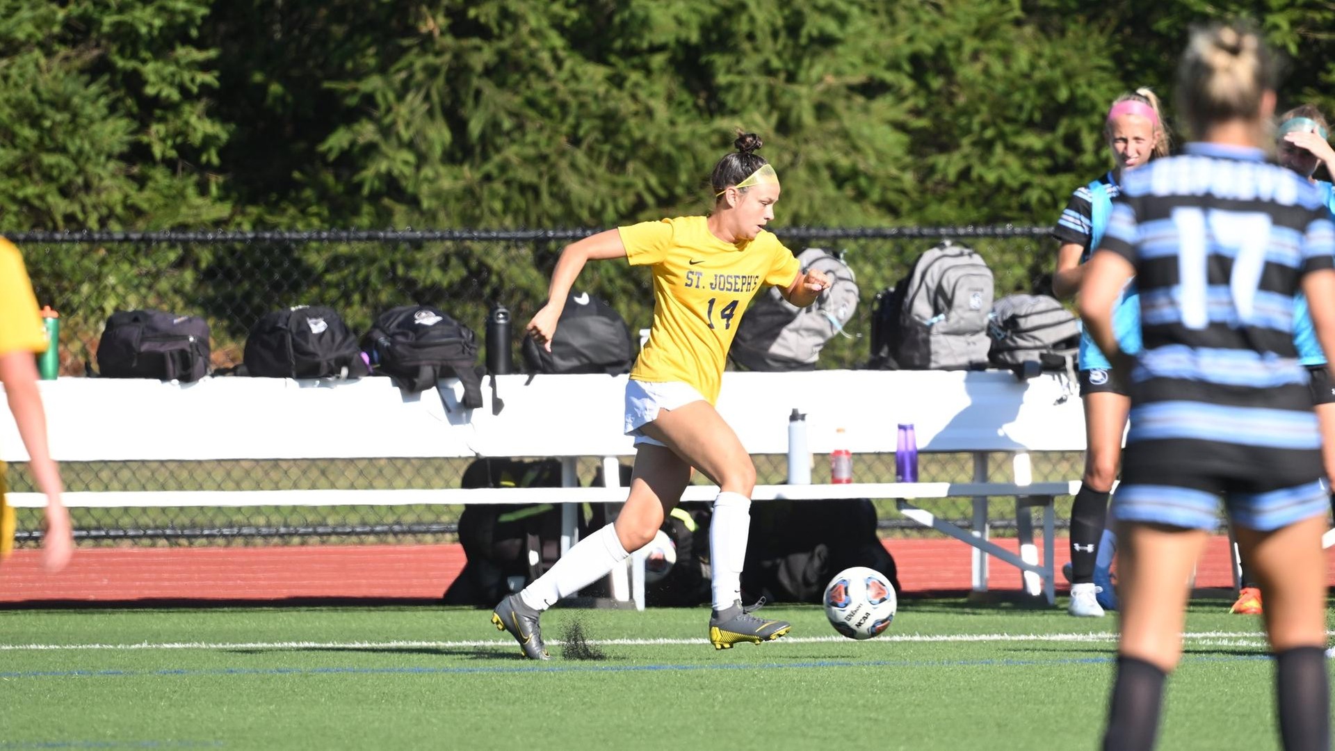Strong Second Half Lifts Women's Soccer to 5-2 Win Over SJBK