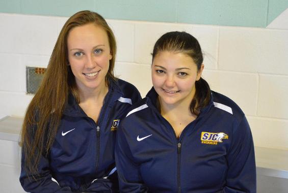 Women’s Swimming Upended by Purchase on Senior Day