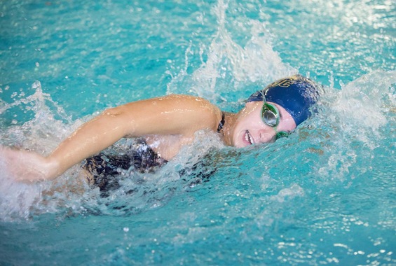 Women's Swimming 5th After Day One of Skyline Championships