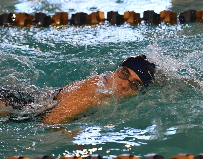 Women's Swimming Splits at Cedar Crest