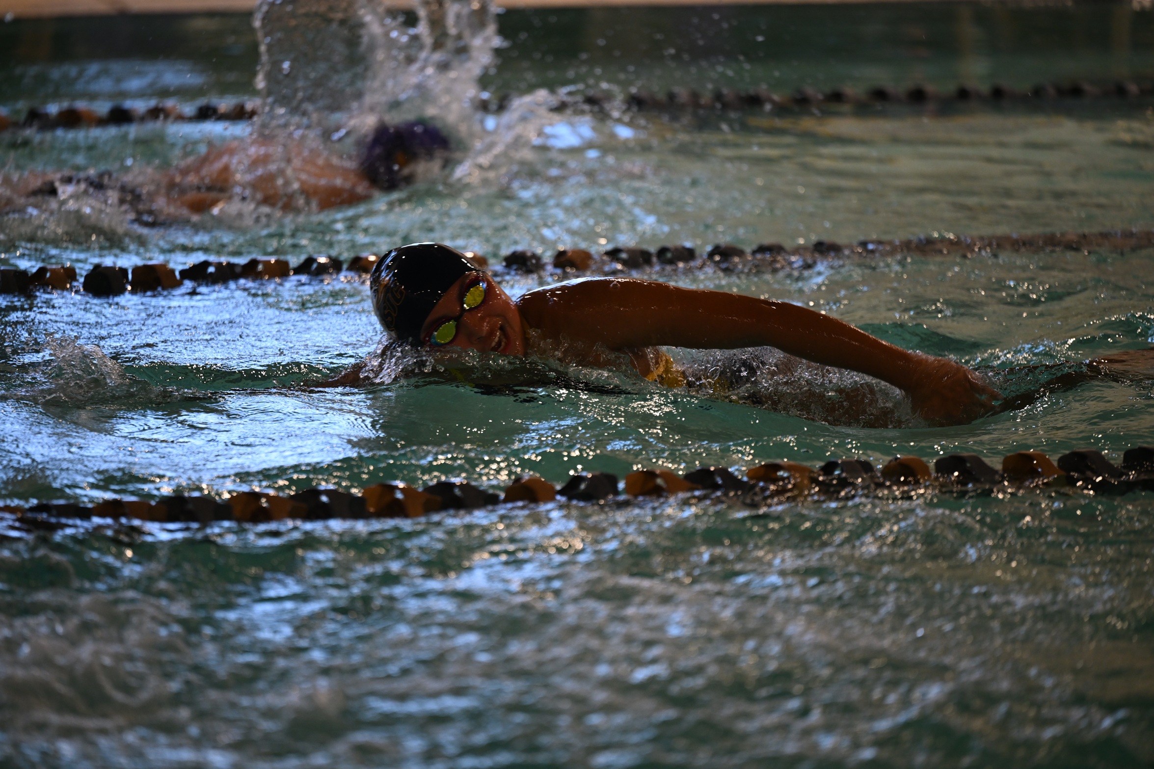 Women's Swimming Breaks Five School Records, Finishing Third  at Skyline Championships