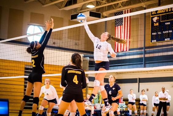 Women’s Volleyball Loses 5-Set Thriller to USMMA