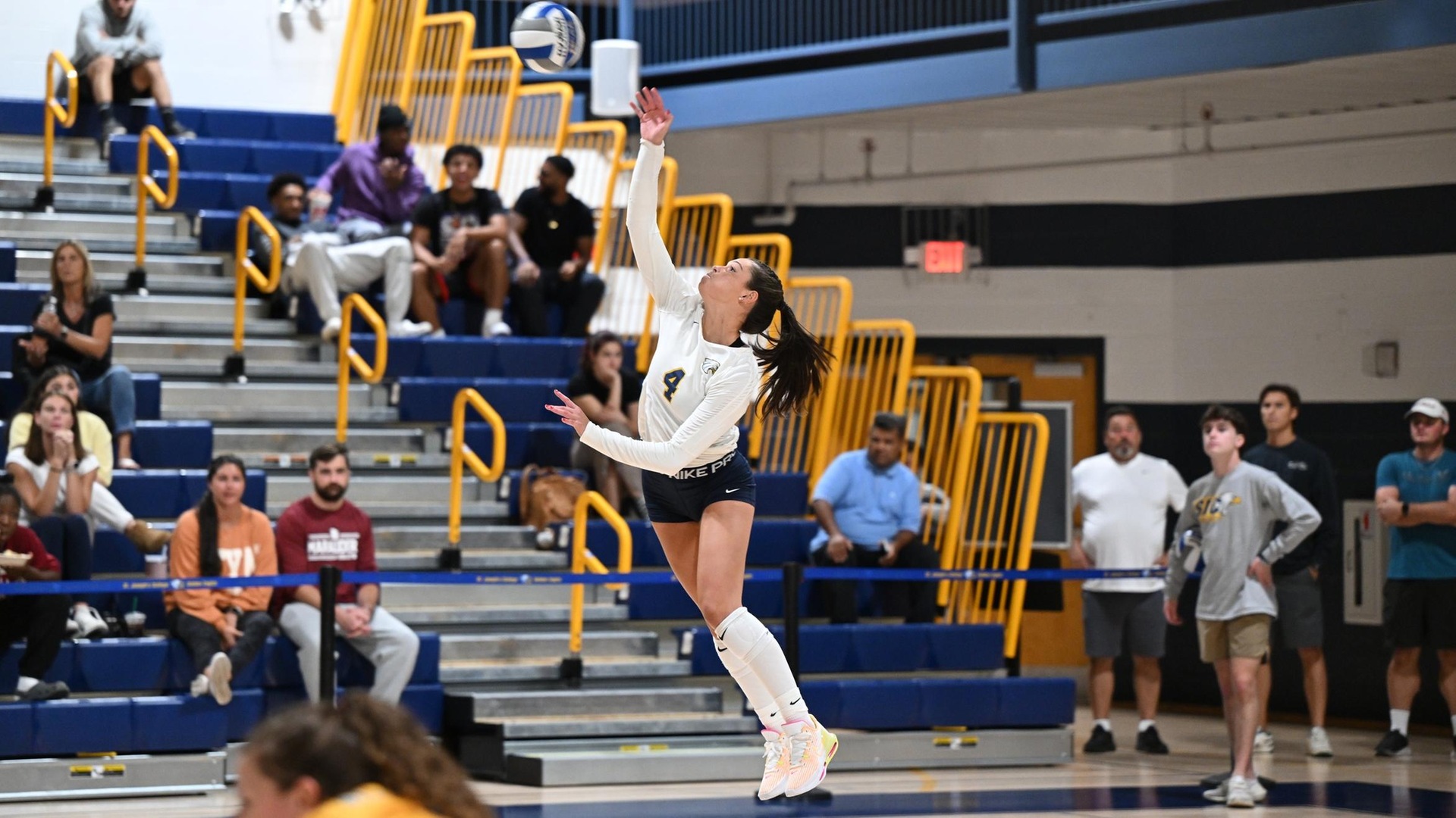 #2 Women's Volleyball Survives Epic Five-Set Battle with #3 USMMA and Advances to Skyline Finals