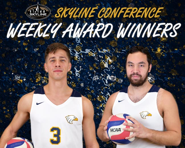 Men's Volleyball Sweeps Skyline Weekly Awards