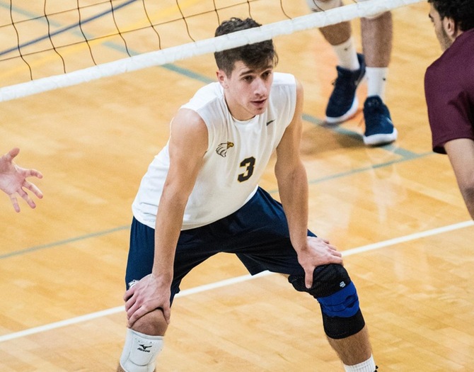 Men’s Volleyball Splits at Home on Thursday