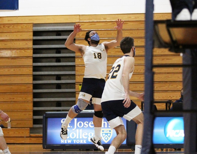 Men's Volleyball Takes Down NJCU, 3-0