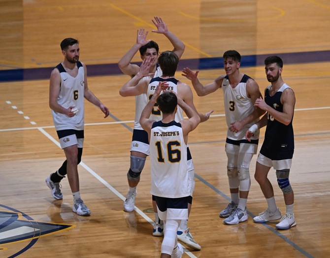 Men's Volleyball Wins Sixth Straight with Sweep at SJC-Brooklyn