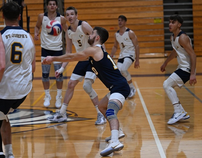 Men's Volleyball Cruises to 3-0 Win Over Purchase