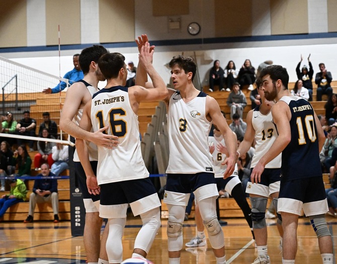 Men's Volleyball Makes History with 3-1 Win in NCAA First Round