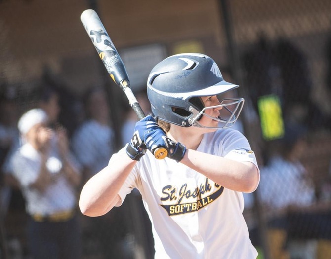 Softball Splits with Mt. St. Vincent at Home