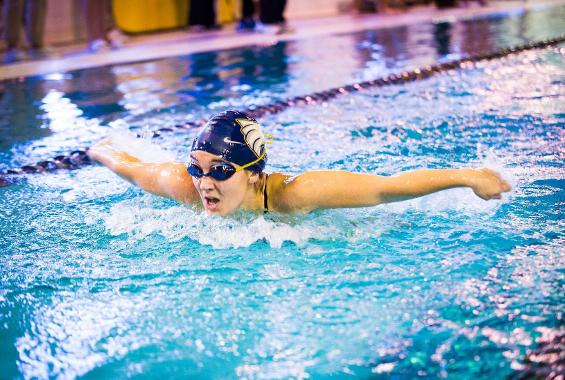 USMMA Upends Women's Swimming, 117-75