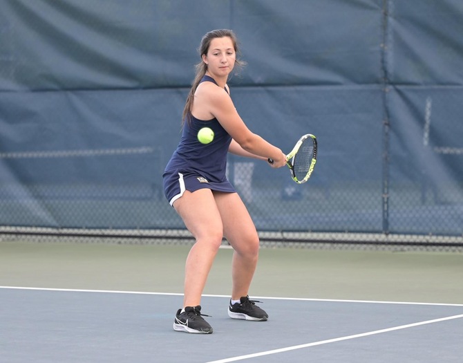 Women's Tennis Downed by Baruch in Non-Conference Contest