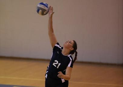 Volleyball Splits from Skyline Qaud Match with a Win and Loss